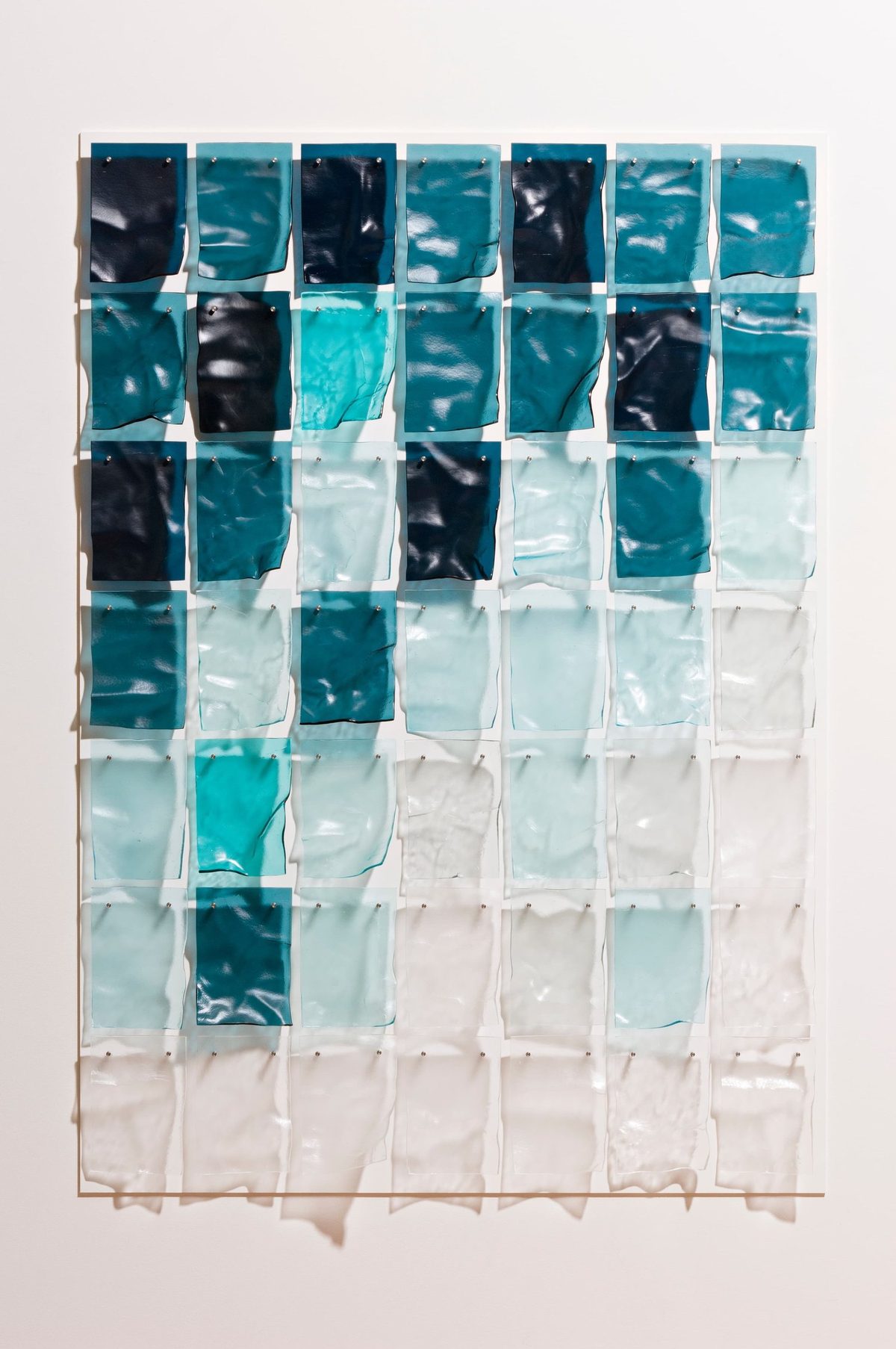 Tide, kiln-formed glass